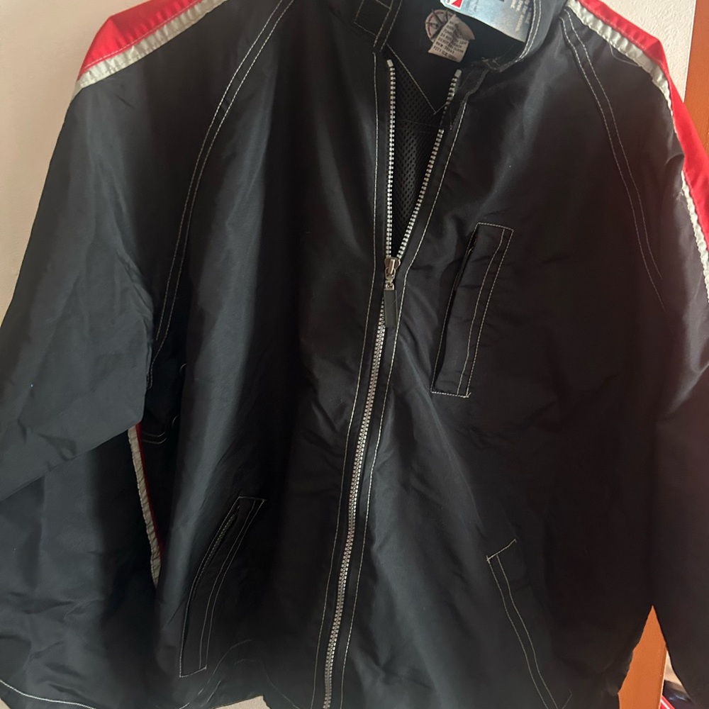 Marlboro Black and Red Bomber Jacket